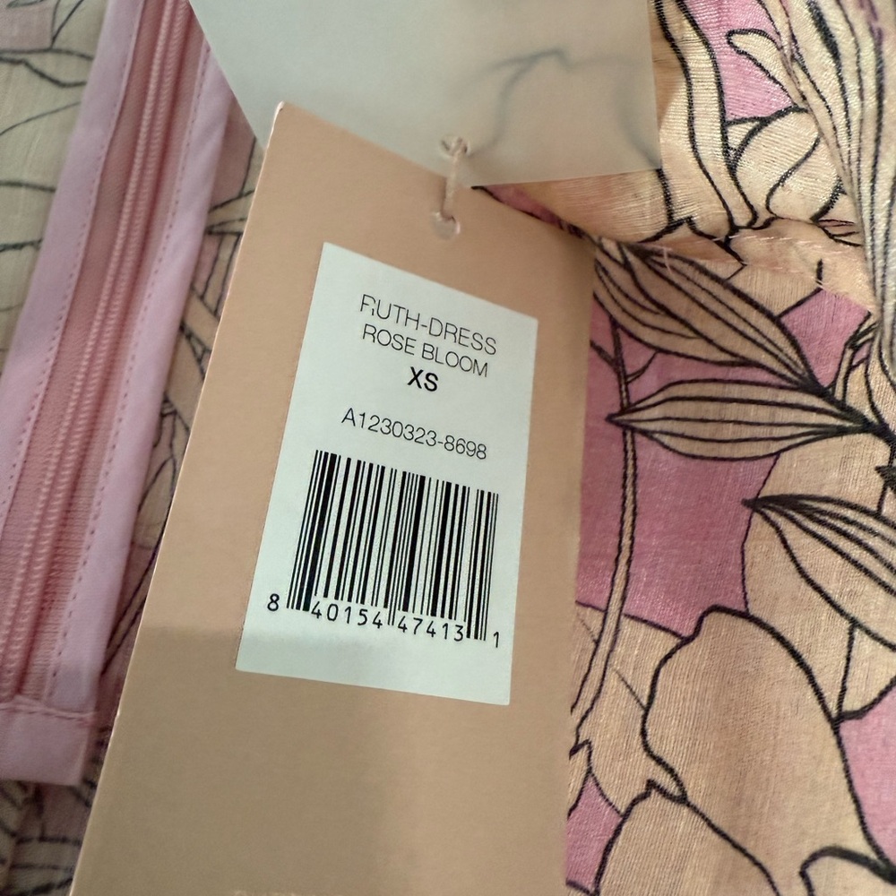 Alexis Pink Floral Mini Ruth Dress - Picture 11 of 11